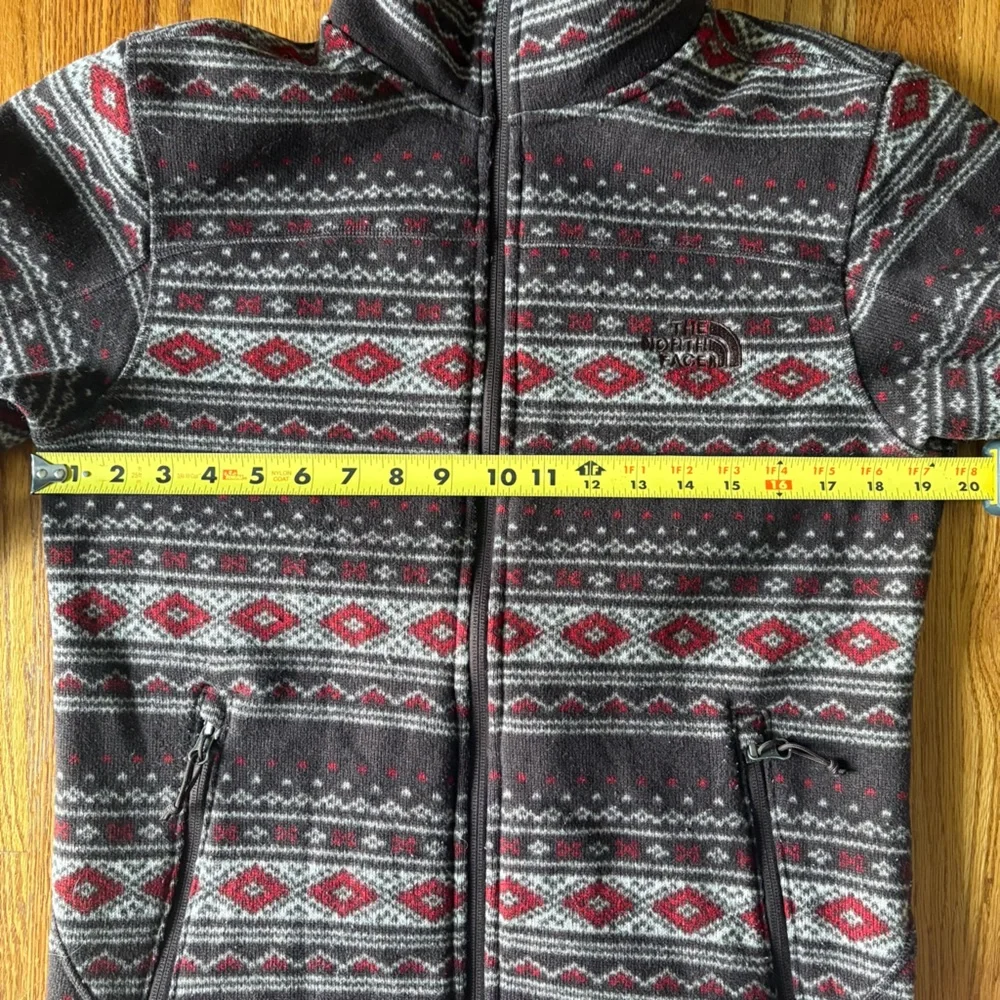 North Face Men’s Full Zip Sherpa Fleece Jacket on Aztec Fair Isle